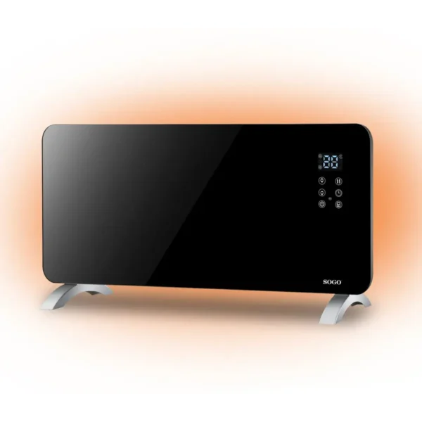 Sogo CAL-SS-18445 electric space heater Indoor Black 1500 W Convector electric space heater