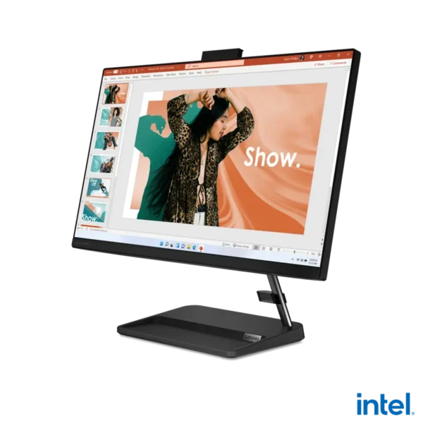 Lenovo IdeaCentre 3 Intel® Core™ i5 i5-1240P 60.5 cm (23.8″) 1920 x 1080 pixels All-in-One PC 16 GB DDR4-SDRAM 512 GB SSD Windows 11 Home Wi-Fi 5 (802.11ac) Black