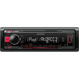 Kenwood KMM-203 car media receiver Black 50 W