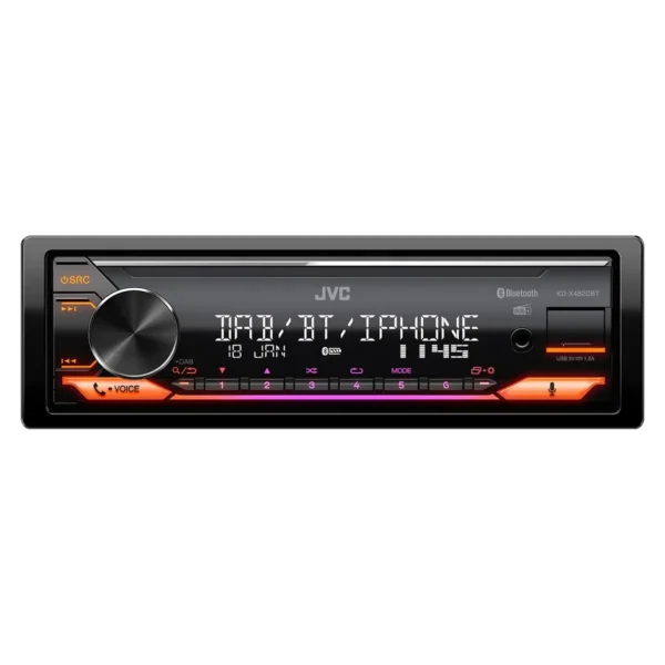 JVC KD-X482DBT Black 200 W Bluetooth