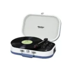 Trevi SALLY WIRELESS STEREO TURNTABLE USB AUX-IN RECHARGEABLE BATTERY TT 1020 BT TURQUOISE