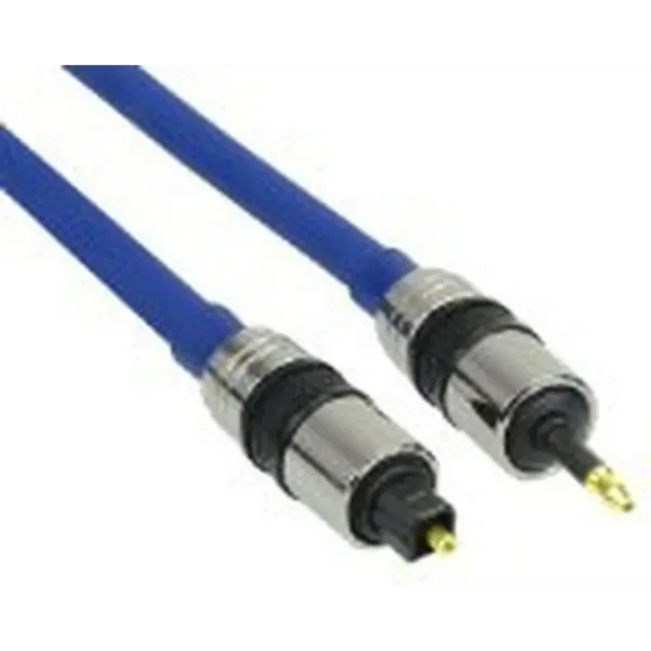 InLine 2m Premium 3.5mm/Toslink audio cable Blue