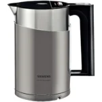 Siemens TW86105 electric kettle 1.5 L 2400 W Black, Metallic