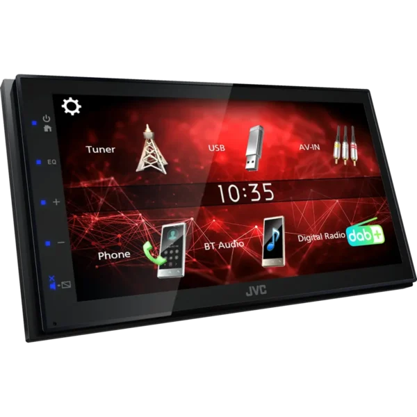 JVC KW-M27DBT car media receiver Black 180 W Bluetooth