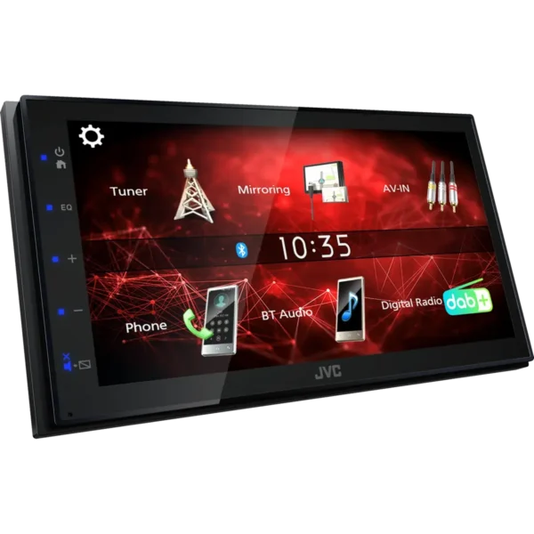 JVC KW-M27DBT car media receiver Black 180 W Bluetooth