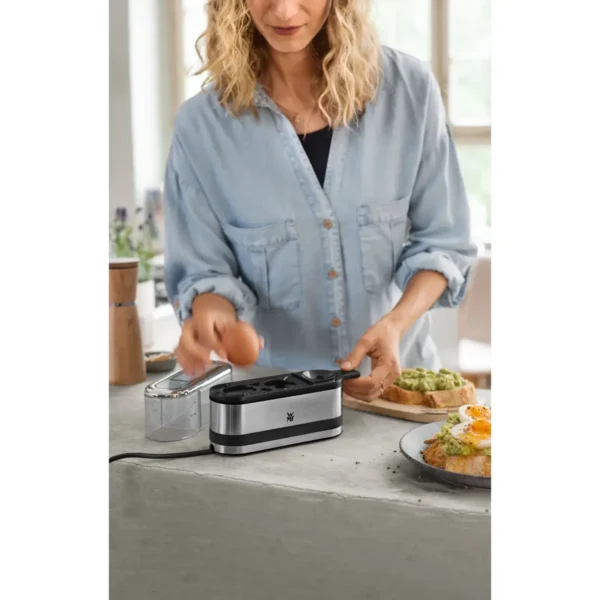 WMF KITCHENminis 0415020011 2 egg(s) 250 W Black, Stainless steel