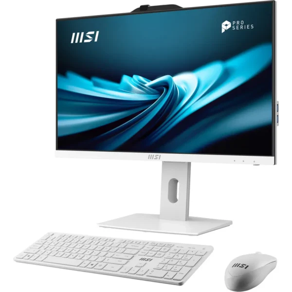 MSI Pro AP242P 14M-674FR Intel® Core™ i3 i3-14100 60.5 cm (23.8″) 1920 x 1080 pixels All-in-One PC 8 GB DDR5-SDRAM 512 GB SSD Windows 11 Pro Wi-Fi 6E (802.11ax) White