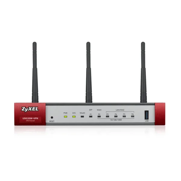 Zyxel USG20-VPN wired router Grey, Red