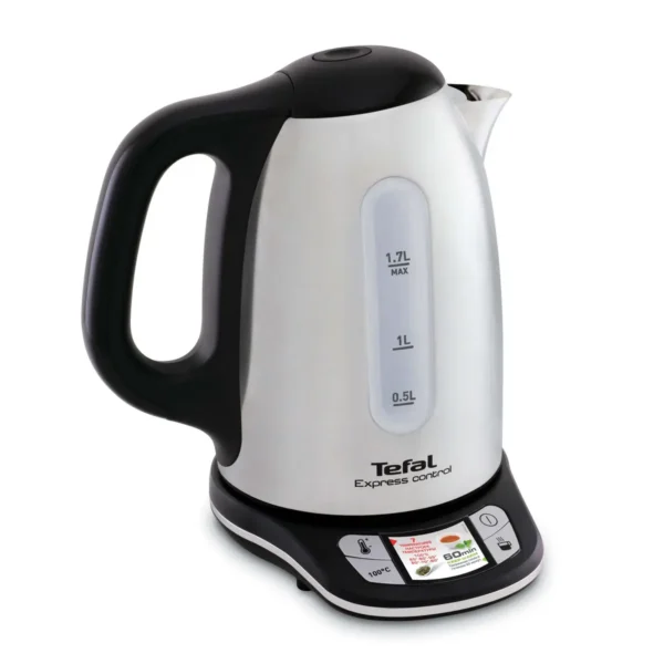 Tefal KI240D electric kettle 1.7 L 2400 W Black, Stainless steel