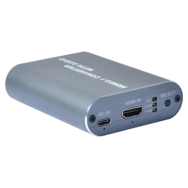 Techly IDATA HDMI-EA8KSPD audio converter Grey