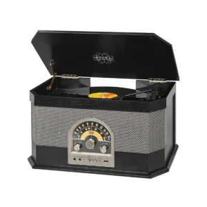 Trevi STEREO WIRELESS TURNTABLE USB AUX-IN TT 1040 BT BLACK