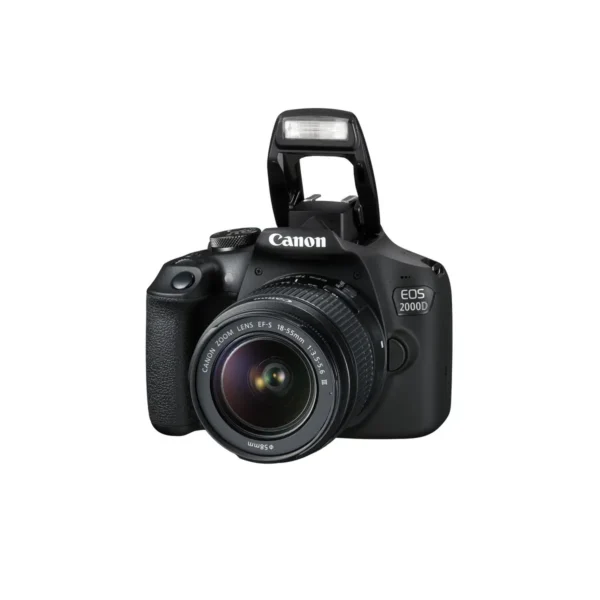 Canon EOS 2000D BK 18-55 IS + SB130 +16GB EU26 SLR Camera Kit 24.1 MP CMOS 6000 x 4000 pixels Black
