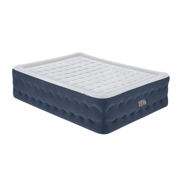 Bestway Tritech TruLeisure Air Mattress Queen with Built-in Electric Pump and Antimicrobial Coating 2.03 m x 1.52 m x 51 cm