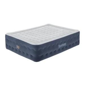Bestway Tritech TruLeisure Air Mattress Queen with Built-in Electric Pump and Antimicrobial Coating 2.03 m x 1.52 m x 51 cm