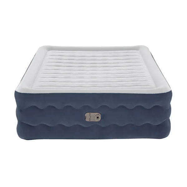 Bestway Tritech TruLeisure Air Mattress Queen with Built-in Electric Pump and Antimicrobial Coating 2.03 m x 1.52 m x 51 cm