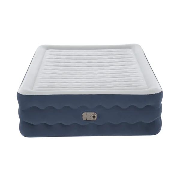 Bestway Tritech TruLeisure Air Mattress Queen with Built-in Electric Pump and Antimicrobial Coating 2.03 m x 1.52 m x 51 cm