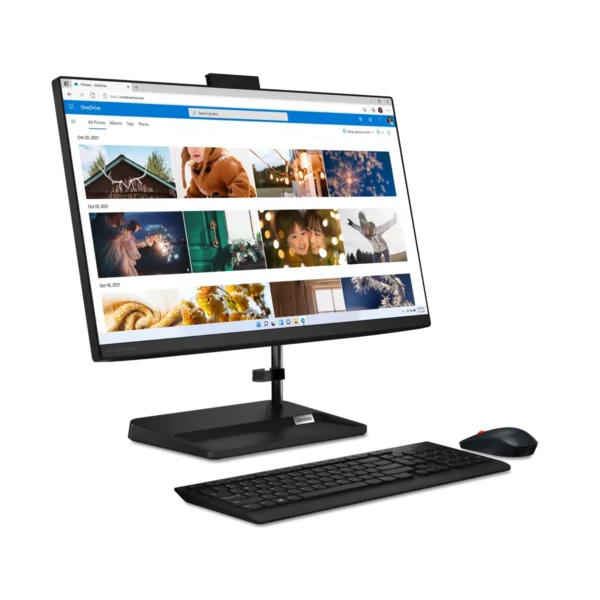 Lenovo IdeaCentre AIO 3 24IAP7 Intel® Core™ i3 i3-1215U 60.5 cm (23.8″) 1920 x 1080 pixels All-in-One PC 8 GB DDR4-SDRAM 512 GB SSD Windows 11 Home Wi-Fi 6 (802.11ax) Black