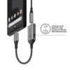 ALOGIC ULC35APW-SGR audio cable 0.1 m 3.5mm USB Grey