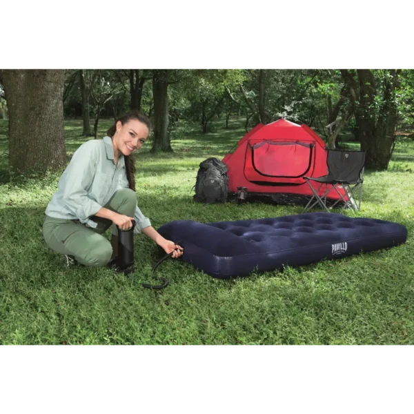 Bestway Flocked EASY Airbed – Single – 1.85m x 76cm x 28cm