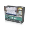 Bestway Tritech Fashion Flock Air Mattress Queen with Built-in AC Pump 2.03 m x 1.52 m x 30 cm