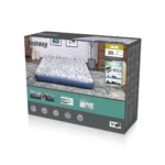 Bestway Tritech Fashion Flock Air Mattress Queen with Built-in AC Pump 2.03 m x 1.52 m x 30 cm