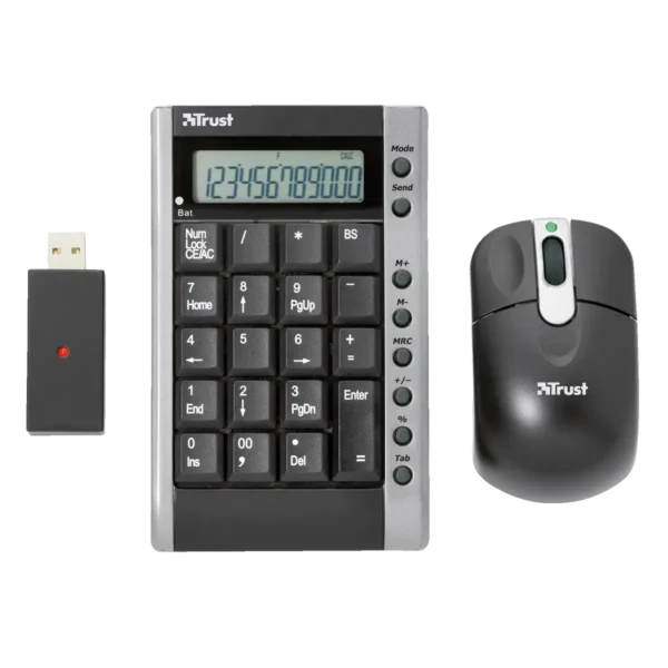 Trust Wireless Calculator Keypad & Mouse KP-4100p