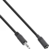 InLine Audio Adapter Cable 4 Pin 2.5mm male / 4 Pin 3.5mm female 1m