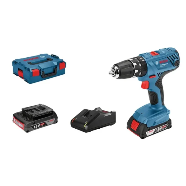 Bosch GSB 18V-21 PROFESSIONAL 1800 RPM Keyless 1.2 kg Black, Blue, Red