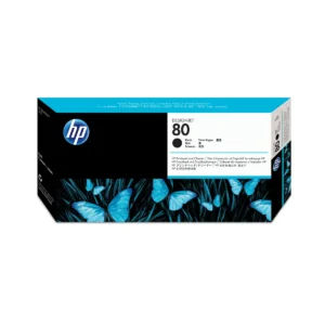 HP 80 Black DesignJet Printhead and Printhead Cleaner print head