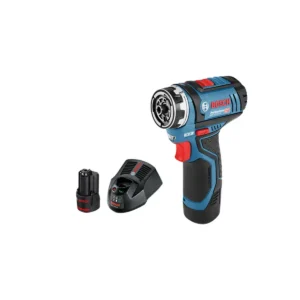 Bosch GSR 12V-15 FC Professional 1300 RPM Keyless 600 g Black, Blue