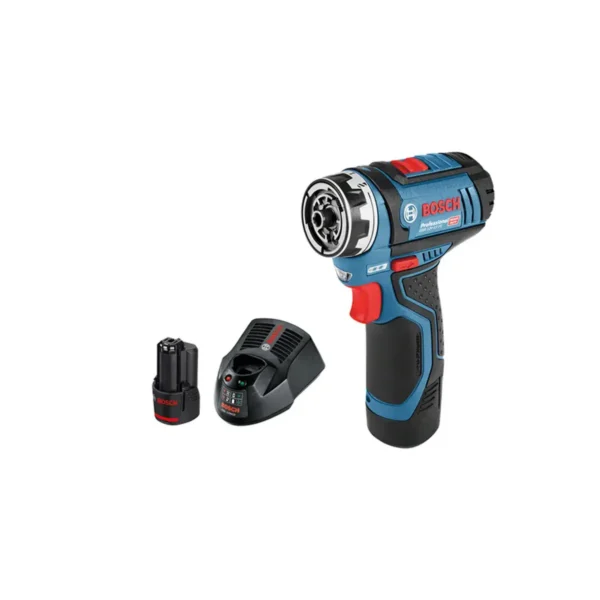 Bosch GSR 12V-15 FC Professional 1300 RPM Keyless 600 g Black, Blue