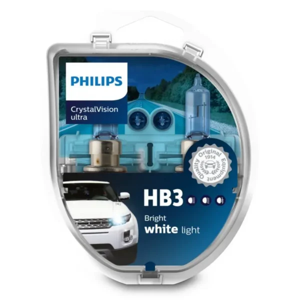 Philips CrystalVision Ultra 9005CVUSM car light bulb HB3 65 W Halogen