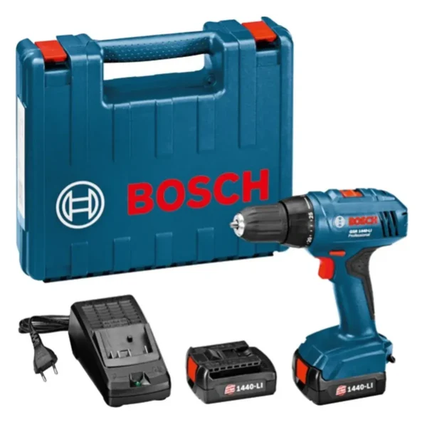 Bosch GSR 1440-LI Keyless 1.3 kg Black, Blue