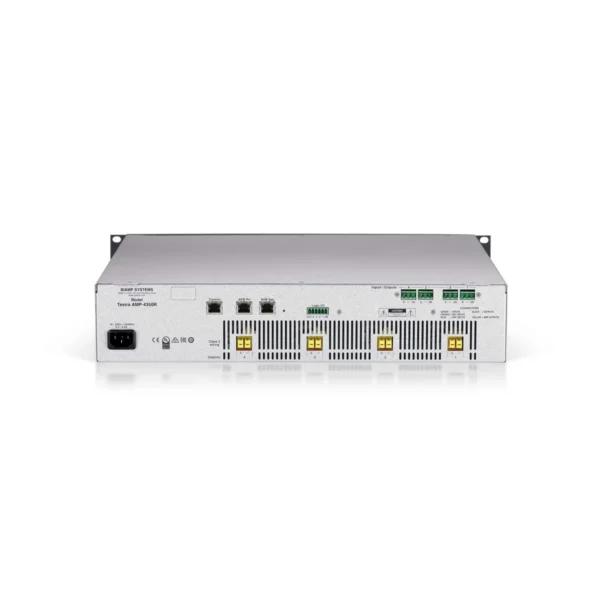 Biamp Tesira AMP-4350R 4.0 channels Black, Silver