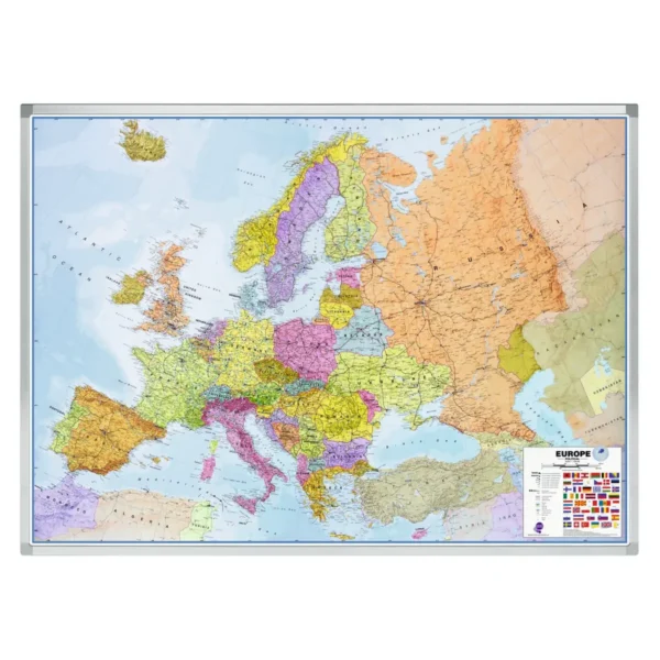 Legamaster PROFESSIONAL map Europe 100x137cm