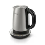 Philips HD9326 electric kettle 1.7 L 2200 W Black, Stainless steel