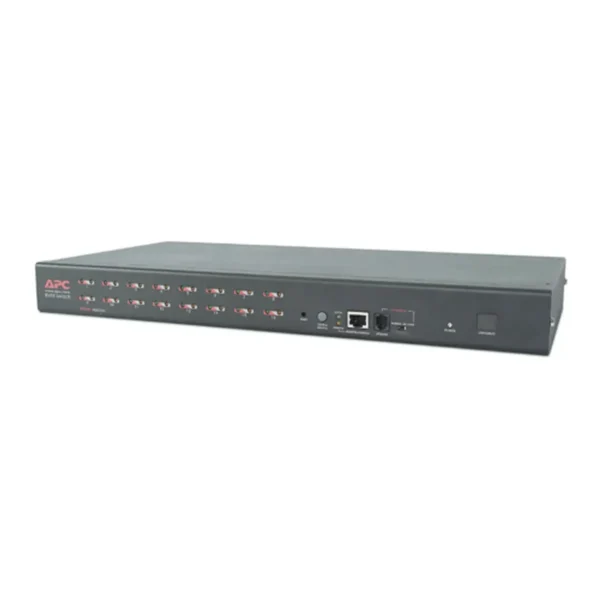 APC 16 Port Multi-Platform Analog KVM KVM switch Rack mounting Black