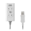 Mars Gaming MSC2W, Audio Card 7.1 USB White