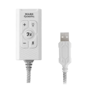 Mars Gaming MSC2W, Audio Card 7.1 USB White