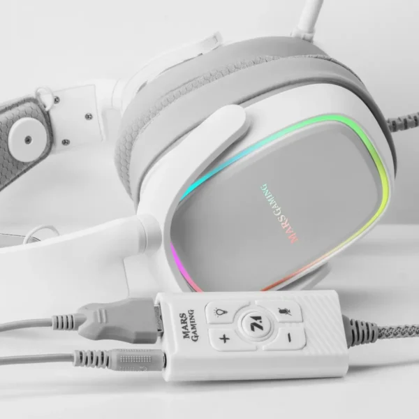 Mars Gaming MSC2W, Audio Card 7.1 USB White