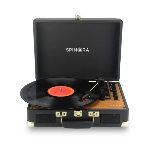 Sogo TDA-SS-8645 audio turntable Belt-drive audio turntable Black, Wood