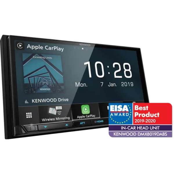 Kenwood DMX8019DABS car media receiver Black 200 W Bluetooth