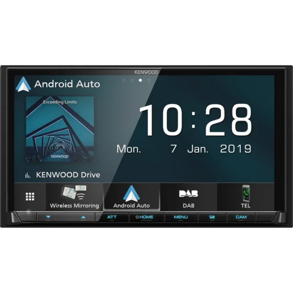Kenwood DMX8019DABS car media receiver Black 200 W Bluetooth