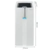 Leitz TruSens Z-7000 Performance Series Air Purifier with E12 EPA Combination Carbon Filter, Remote SensorPod