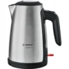 Bosch TWK6A813 electric kettle 1.7 L 2400 W Black, Stainless steel