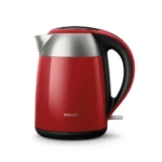 Philips Viva Collection HD9329/06 electric kettle 1.7 L 1920 W Black, Red, Stainless steel