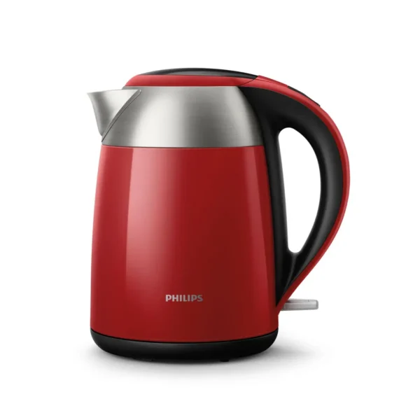 Philips Viva Collection HD9329/06 electric kettle 1.7 L 1920 W Black, Red, Stainless steel