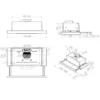Whirlpool AKR 749 NB Built-under Black 372 m³/h