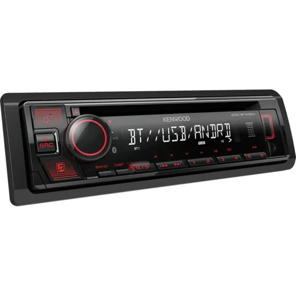 Kenwood KDC-BT430U car media receiver Black 200 W Bluetooth