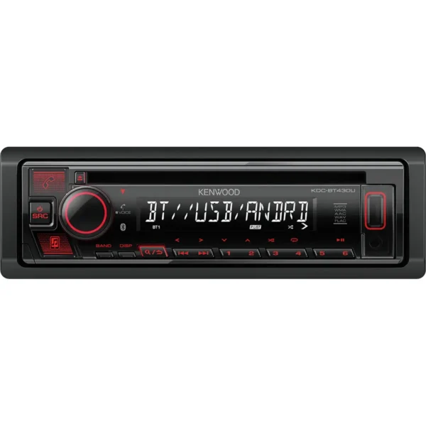 Kenwood KDC-BT430U car media receiver Black 200 W Bluetooth